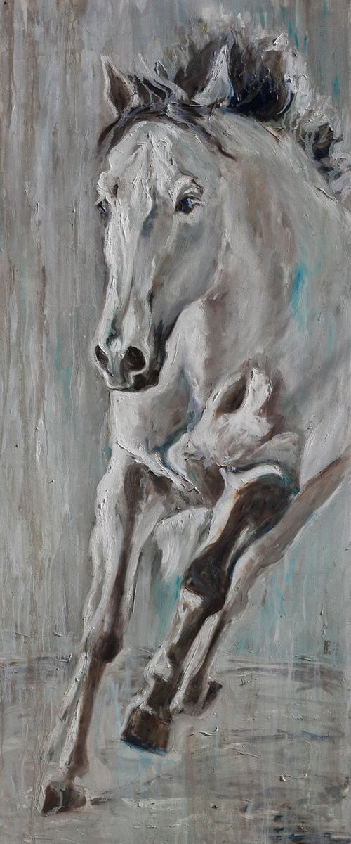 Running Horse by Liudmila Pisliakova