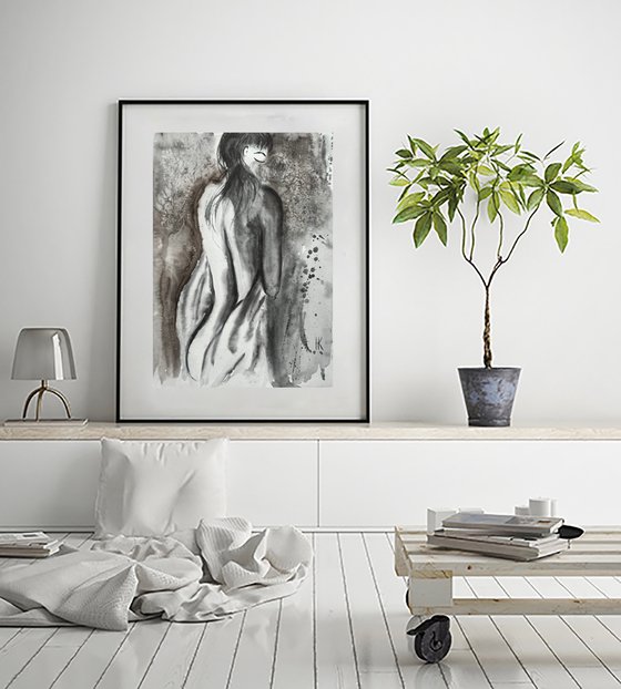 Woman Nude Original Painting