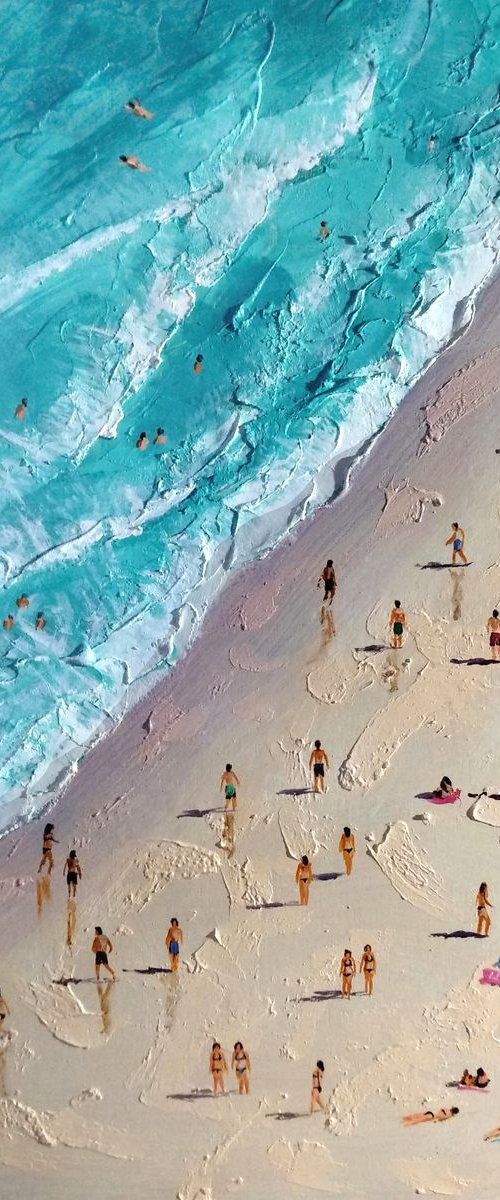 Beach people by Vishalandra Dakur
