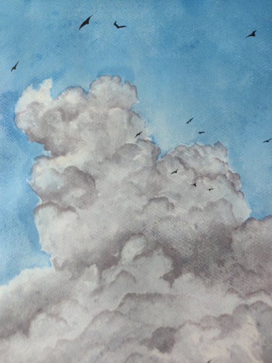 Falling before flight