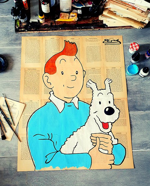 Tintin et milou by jan noah