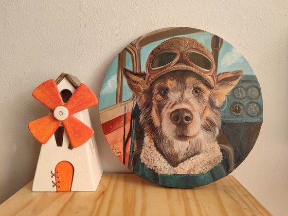 My little friend in flight