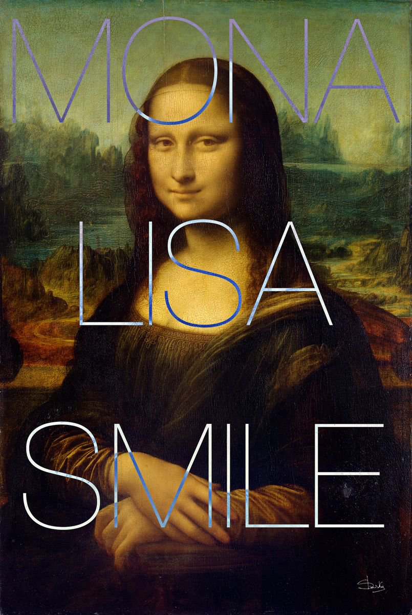 Mona Lisa Smile Digital Art (Giclée) by Slasky | Artfinder