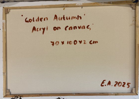 „GILDED ARABESQUE“ 100x70x2 cm