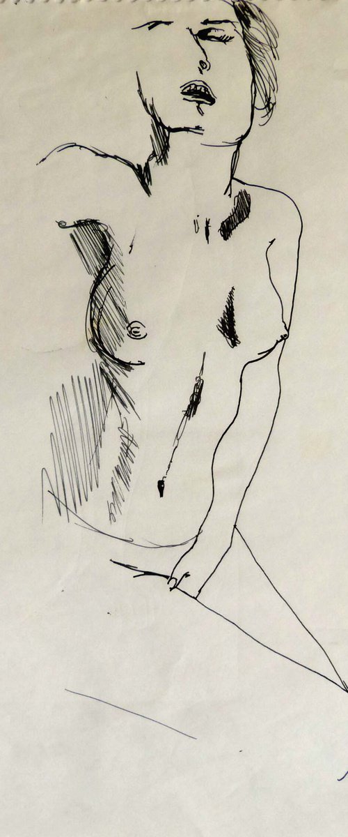 Erotic drawing 30 by Frederic Belaubre