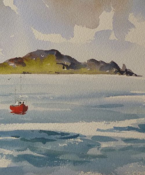 Coming Home, Fishing Boats at Howth by Maire Flanagan