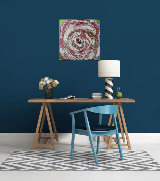 Abstract flower 1  / Original Painting