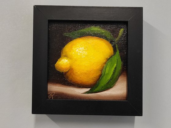 Little lemon still life