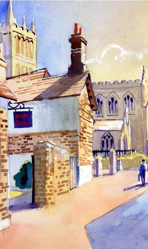 St Marys, Church Street, Melton Mowbray, Leicestershire by Peter Day