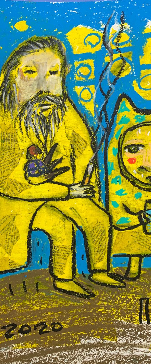 Artist and his alter ego by Pavel Kuragin