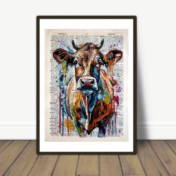 Abstract Cow