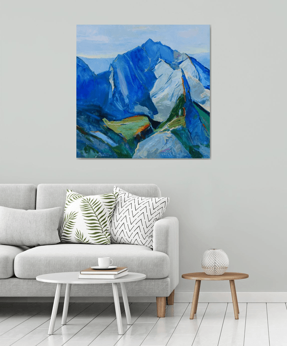 " Mountains in winter "