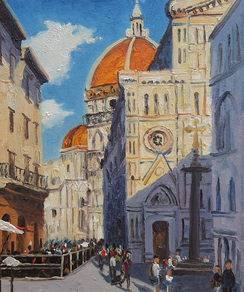 Florence, Il Duomo, Italy by Roberto Ponte