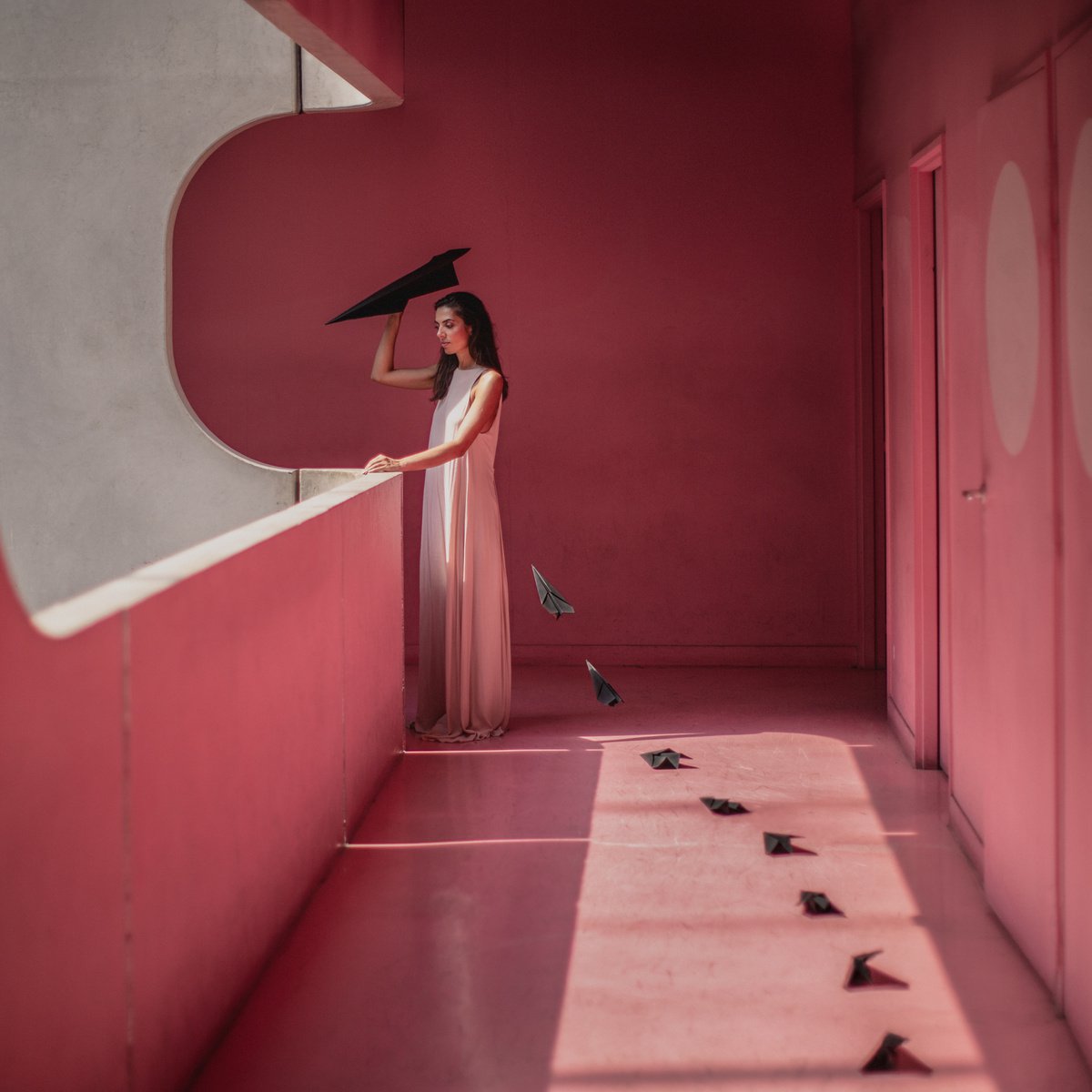 Surrealistic Abstract Photograph By Dasha Pears, 28 X 28, Fly, Original Artwork