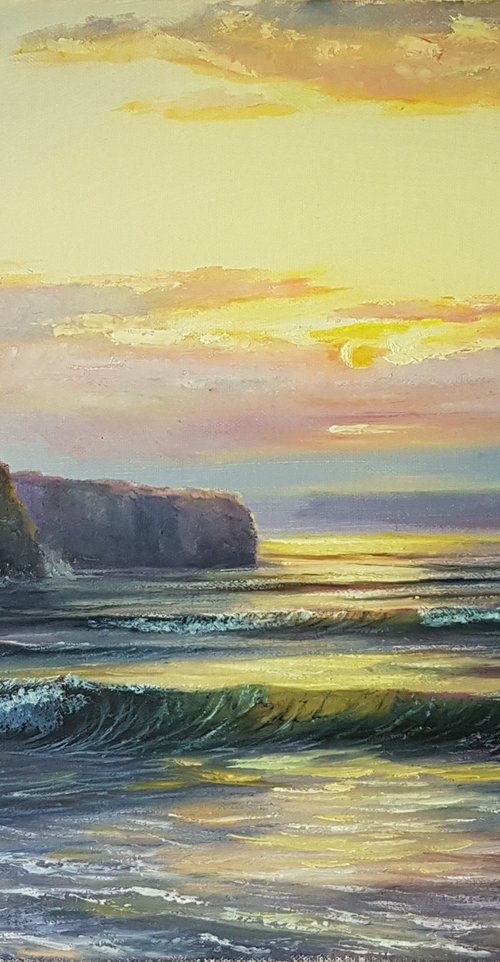 Sunset On The Rocks by Paul Narbutt
