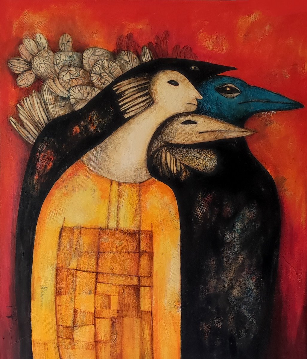Expressive Oil Painting , Voices That Aren
