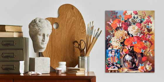 Flowers for Frida Kahlo