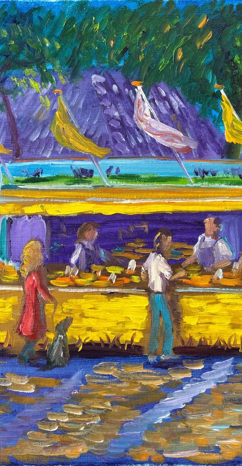 Dutch Cheese Market Stall in Dalen by Dmitry Fedorov