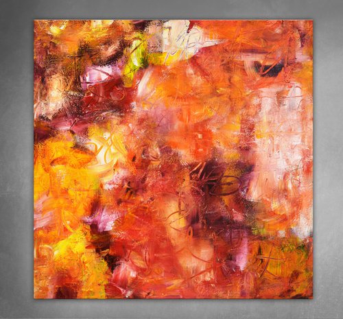 Orange abstraction by Andrada Anghel