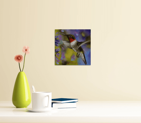 Hummingbird and Lavender
