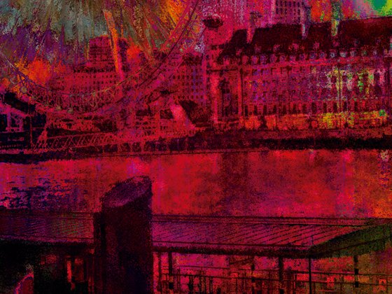 Psicodelia, London Eye/XL large original artwork