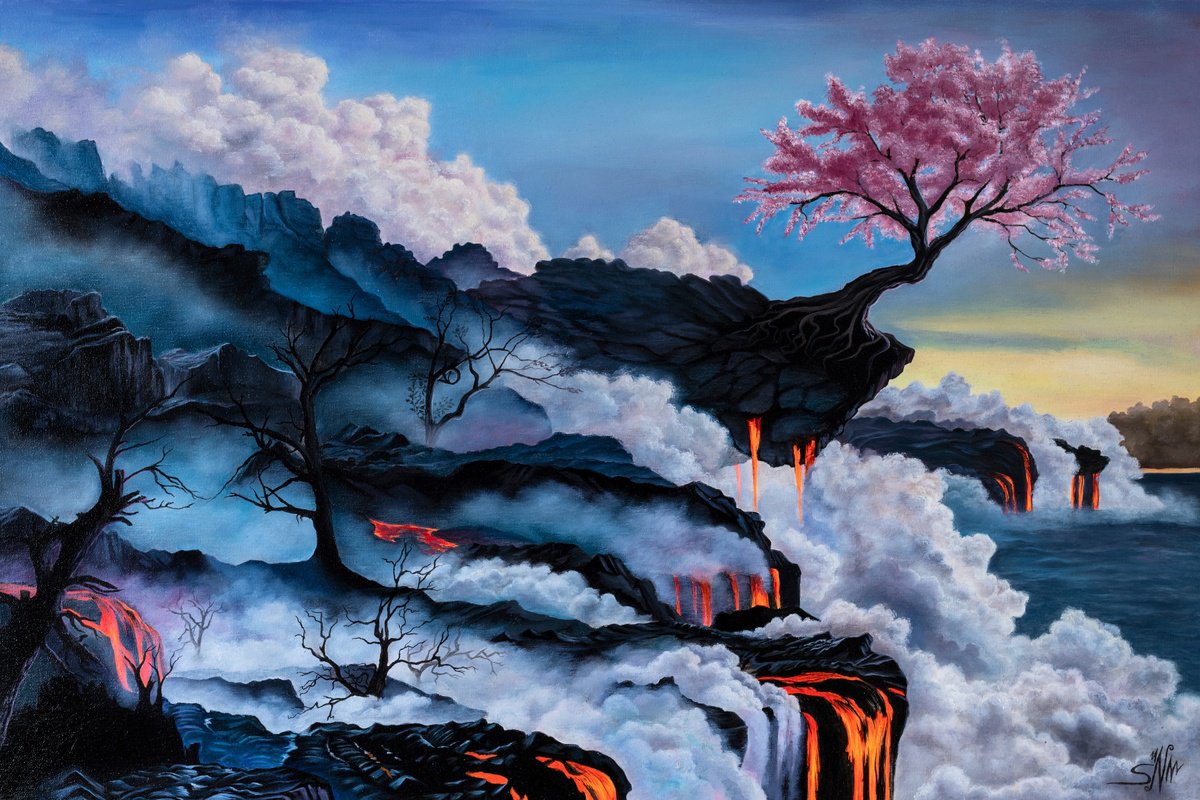 Tree Of Life By Simona Nedeva, 36 X 24, Artwork For Sale On Artfinder