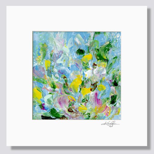 Floral Fall 2 - Floral Abstract Painting by Kathy Morton Stanion by Kathy Morton Stanion