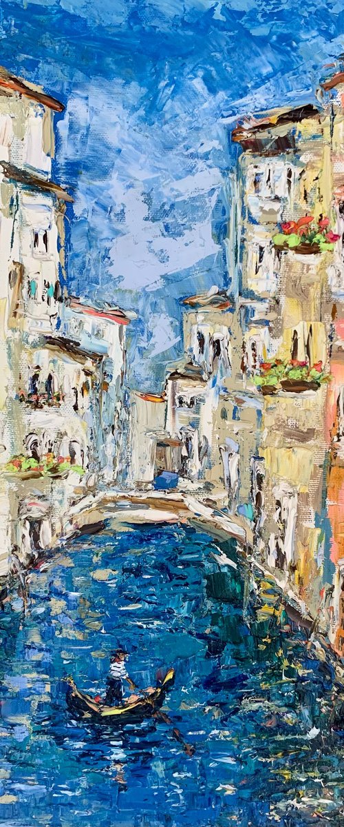 Venice canal by Vilma Gataveckienė