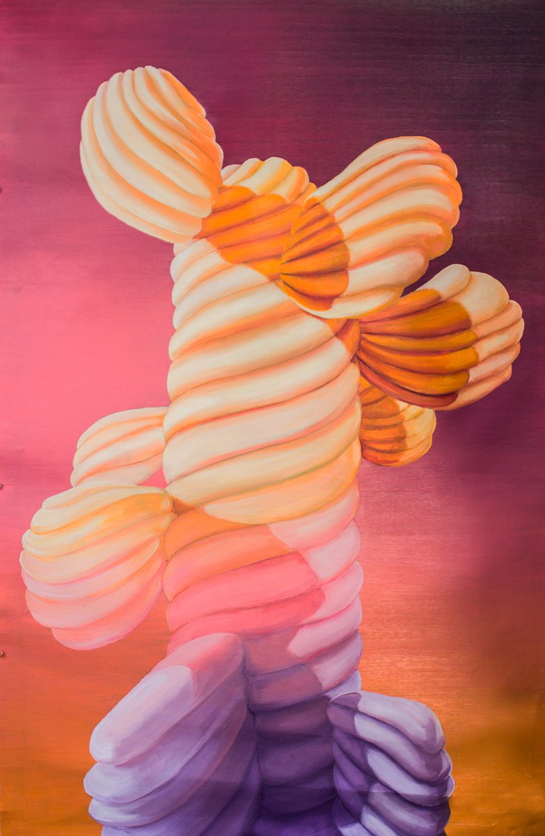 Surrealistic Botanical Oil Painting By Dominic Virtosu, 30 X 49, What Is This?, Original Artwork