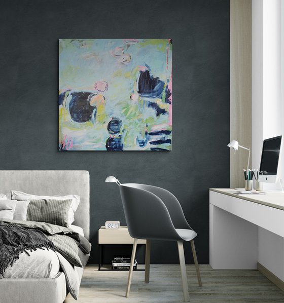 Deconstructed waterlily pond