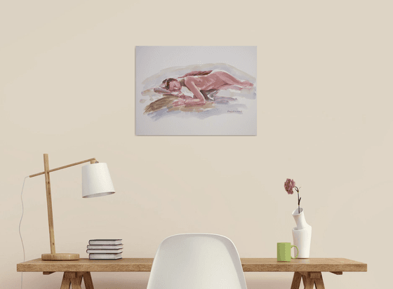 reclining female nude