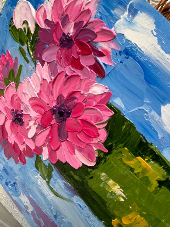 Dahlias Painting