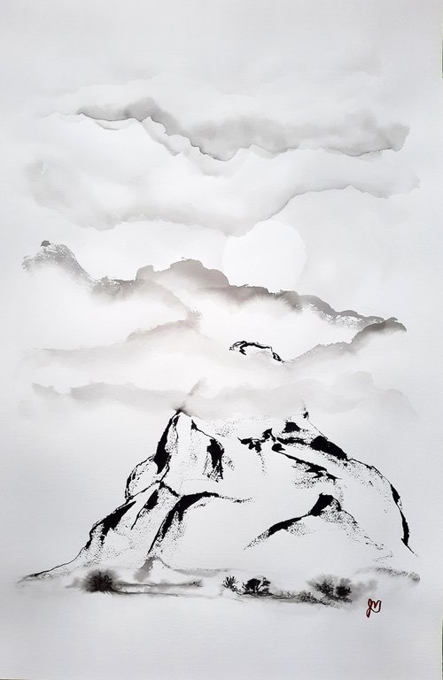 Cloudy Montain, #298 by Jules Morissette