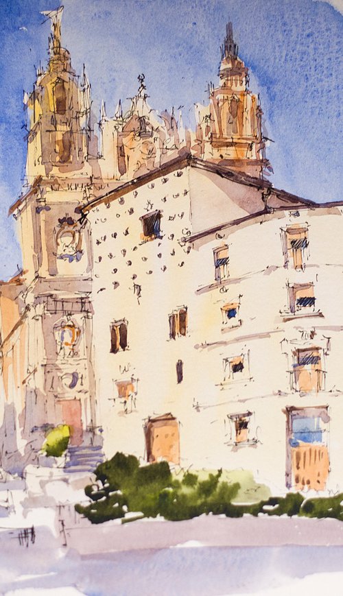 Salamanca. Street sketch by Sasha Romm