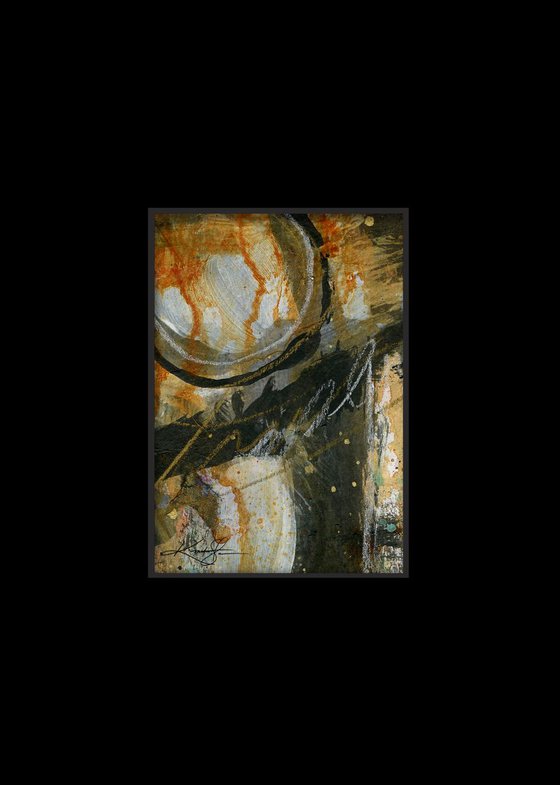 Calling Spirit 2019-36 - Mixed Media Abstract Spiritual Painting by Kathy Morton Stanion