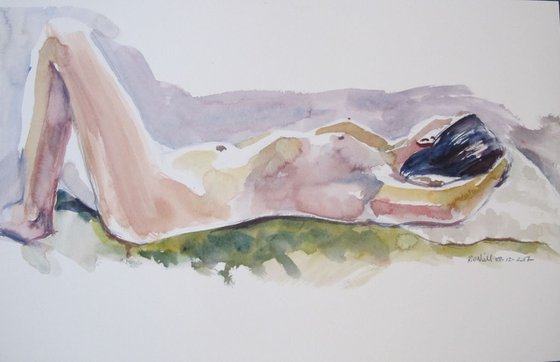 reclining female nude