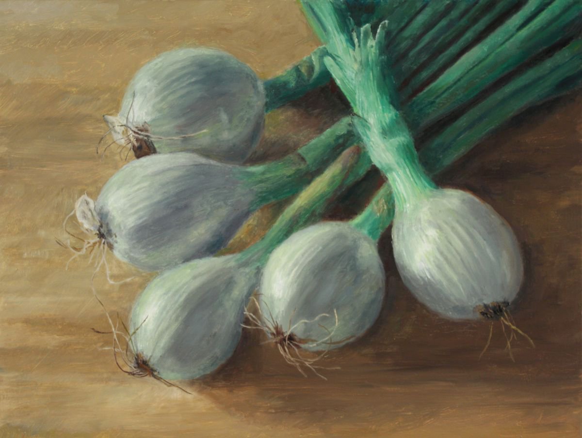 Spring Onions by Douglas Newton