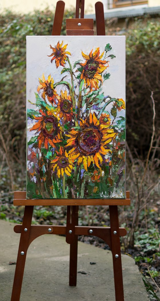 Sunflowers Original Oil painting