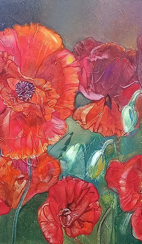 Poppies by Silvija Drebickaite