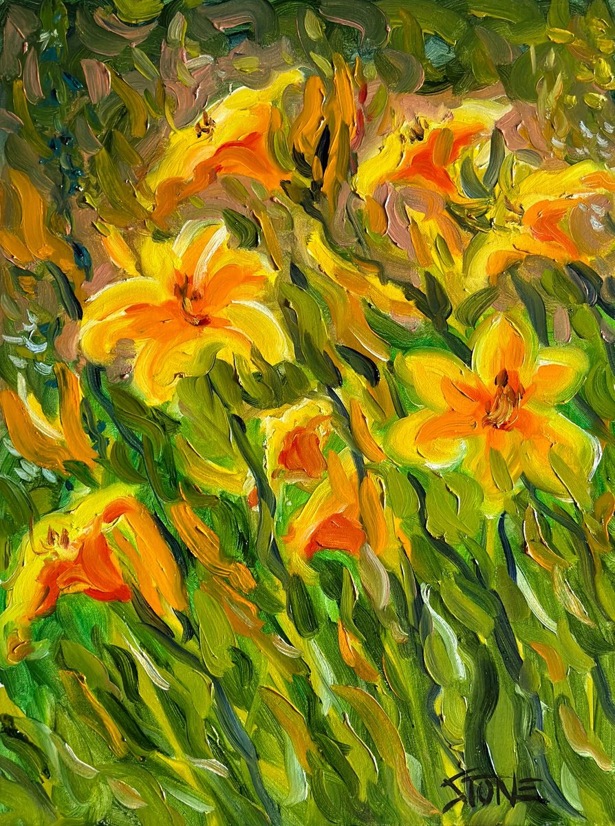 Orange Lilies by Bill Stone