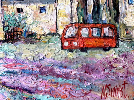 Provence and the bus.