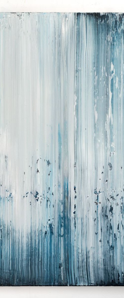 Blue abstract painting FD374 by Radek Smach