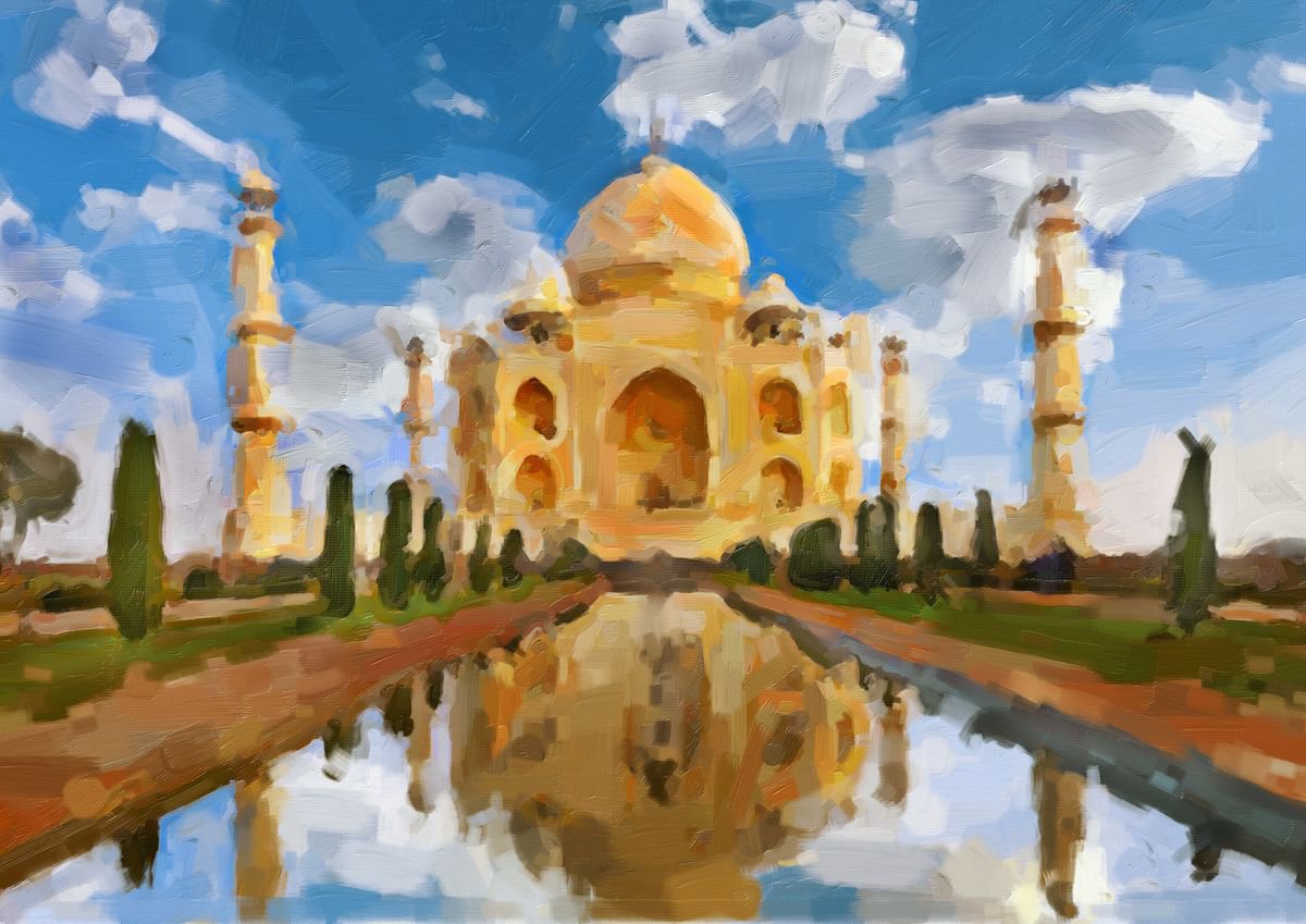 Taj Mahal by Peter Moderdovsky