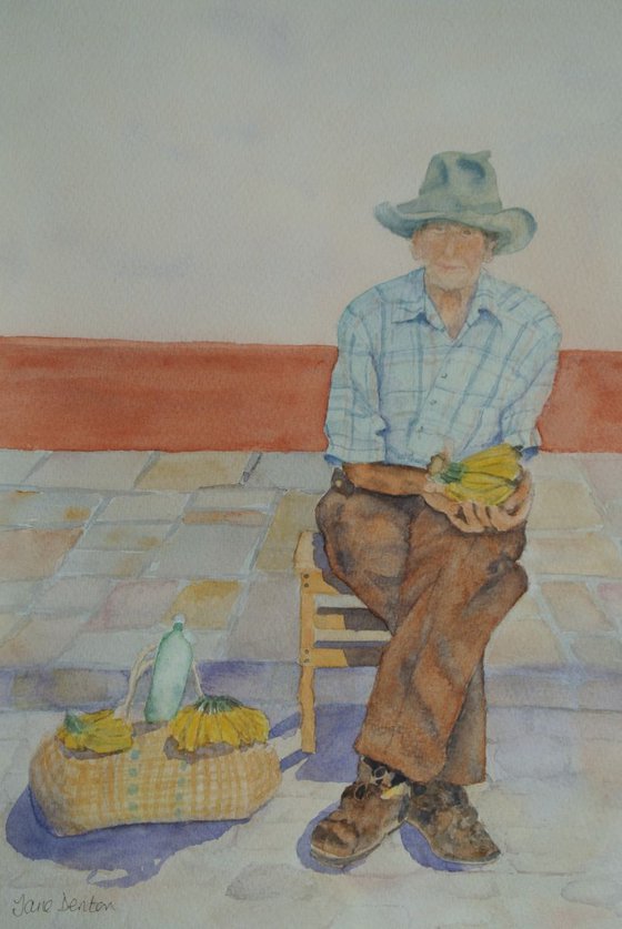 Old Man of Havana - Original Watercolour