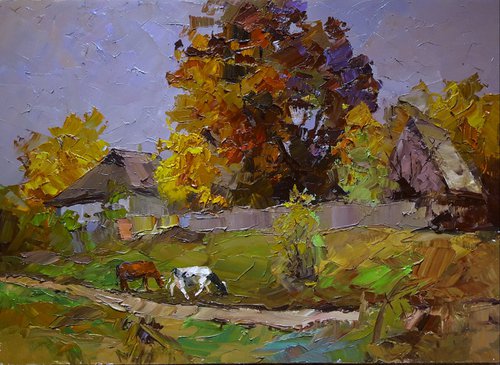 Rural landscape by Boris Serdyuk