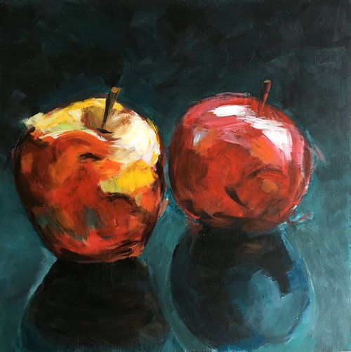 Two Apples by Neeta Popat Kataria