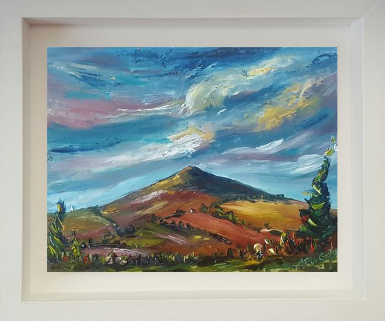 Autumn Colours on Croghan Mountain - my first painting of 2019