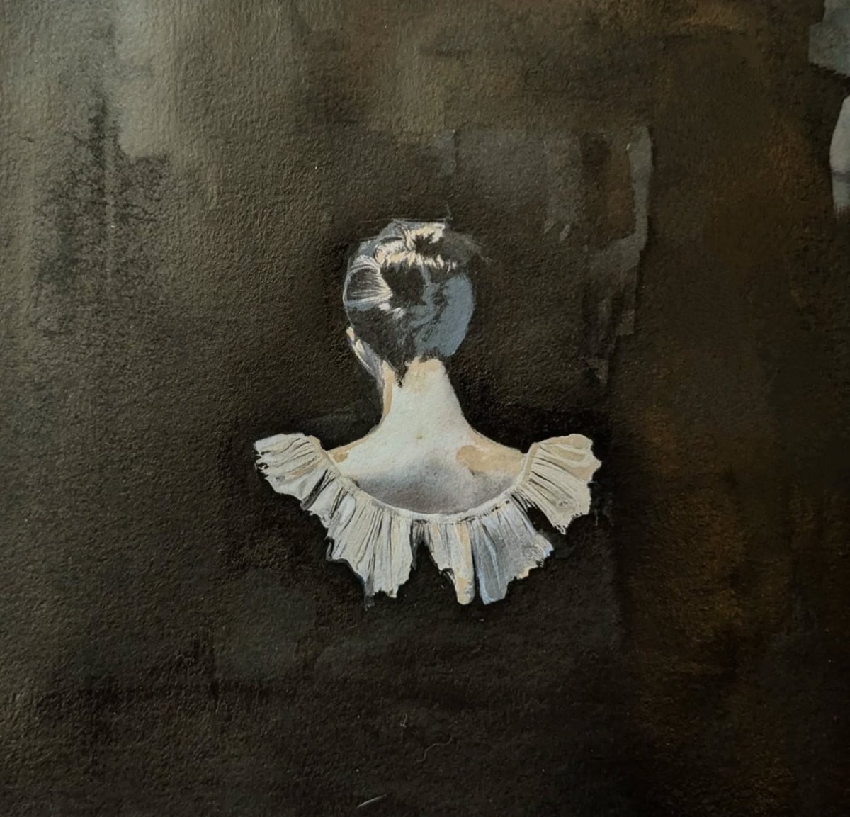 Anat Wegier | Original Watercolour | Vanishing Act | 20 X 20Cm | Artwork For Sale On Artfinder