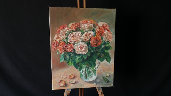 Roses painting