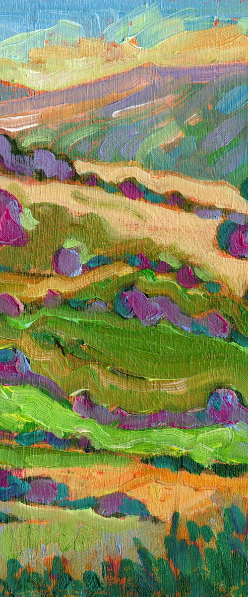 Derbyshire Hillside by Mary Kemp